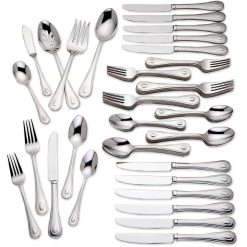 Alternative view of Lenox Westmore French Perle 65-Piece Flatware Set