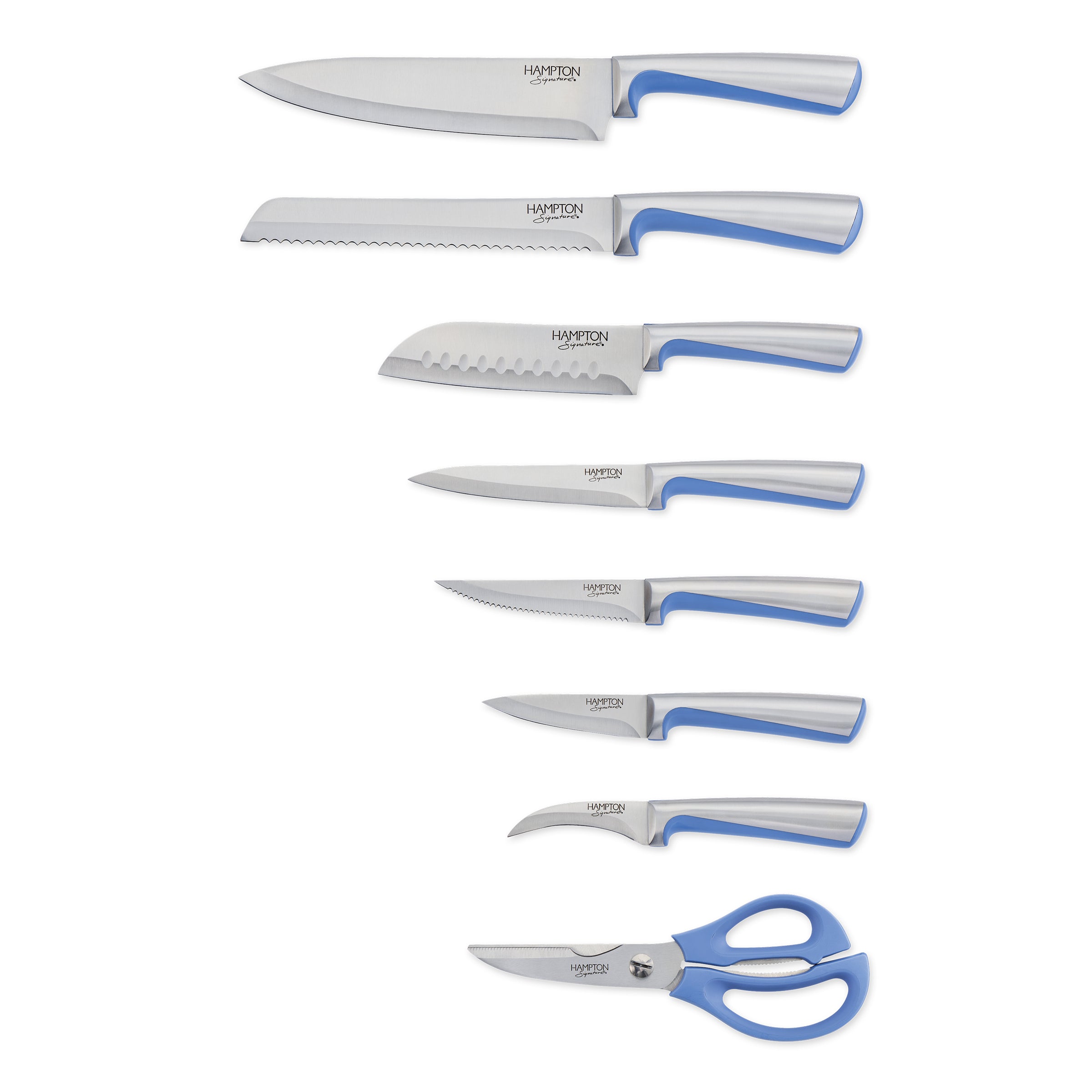 Lenox Westmore Orion Blue 14-Piece Cutlery Block Set - Image 3