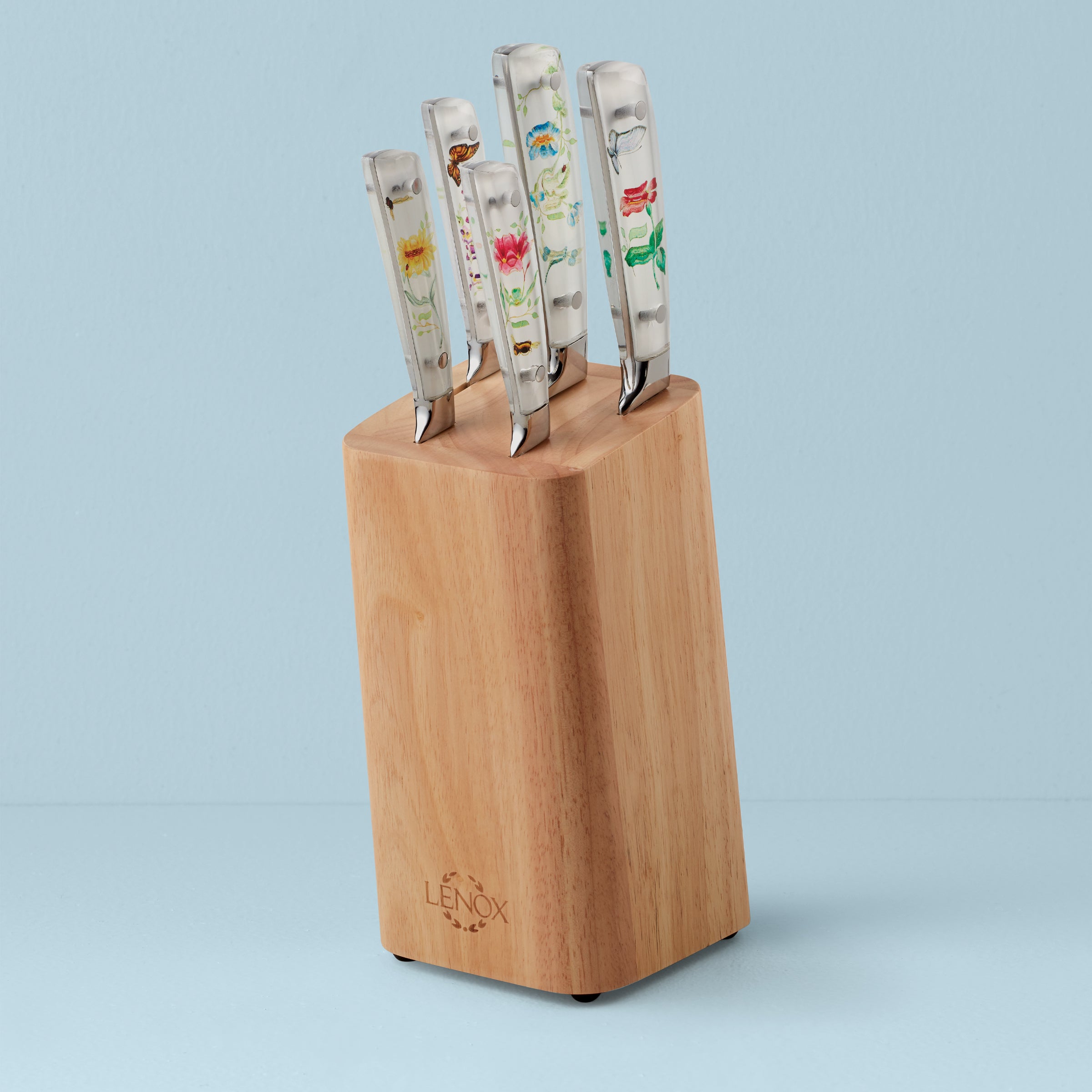 Lenox Westmore Butterfly Meadow 6-Piece Cutlery Block Set